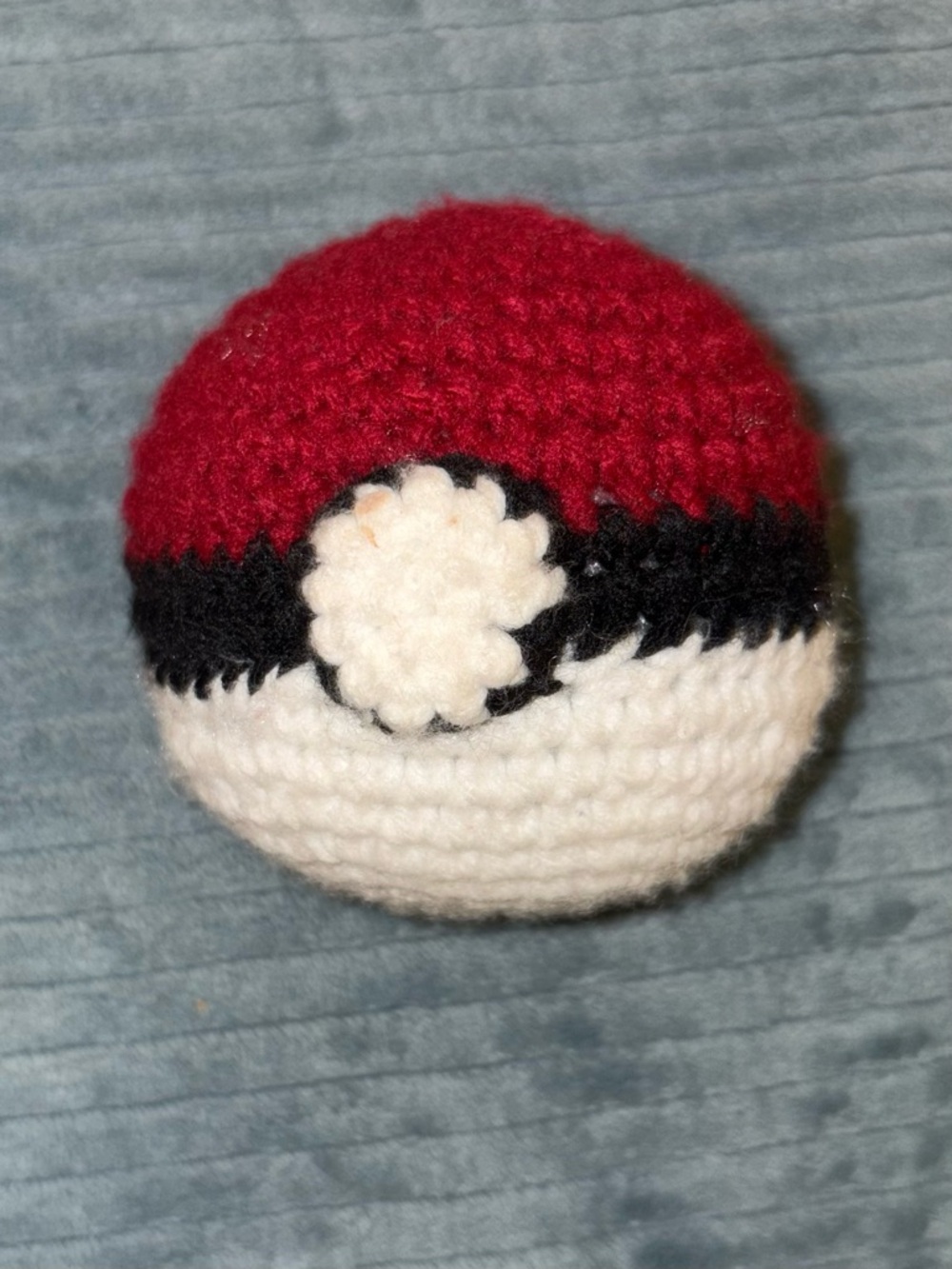 Handmade Crocheted Poké Ball Plush